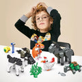 Set 970 Piese Blocuri de Construcție – 16 Animale - Joc Creativ pentru Copii