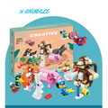 Set 970 Piese Blocuri de Construcție – 16 Animale - Joc Creativ pentru Copii