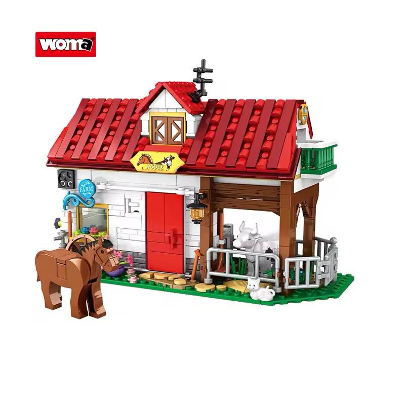 Blocuri de construcție Fermă 530 piese - Construcții Creative și Distractive pentru Copii