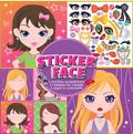 Set Stickere Face Design pentru Fetițe – 4 Fețe + 149 Autocolante (Ochi, Buze, Accesorii)
