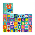 Set 40 carduri educative pentru asociere si decupaj, Animale, Fructe, Mijloace de transport