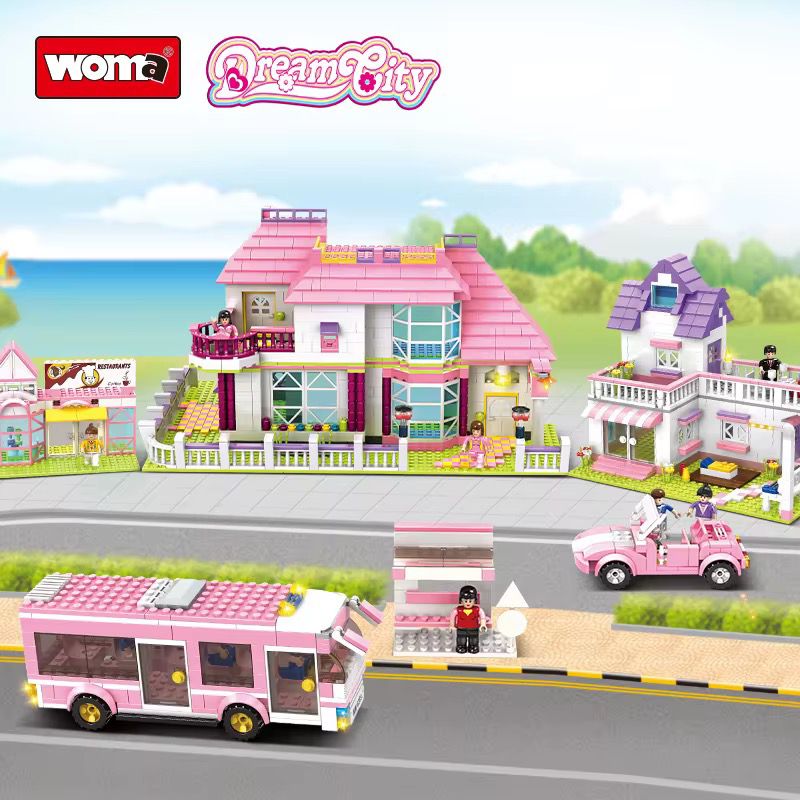 Orașul de Vis, Blocuri de Construcție pentru Copii 6+ 1898 piese