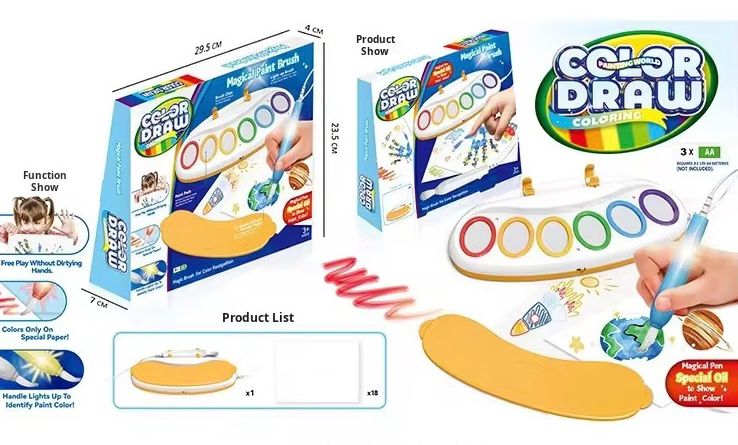 Pensula Magică Color Draw - „Fără Pete”